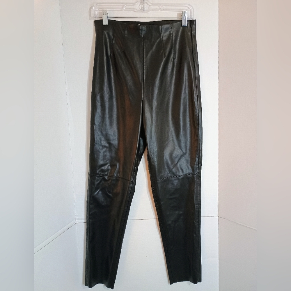 Zara Women's Black Faux Leather Size Large